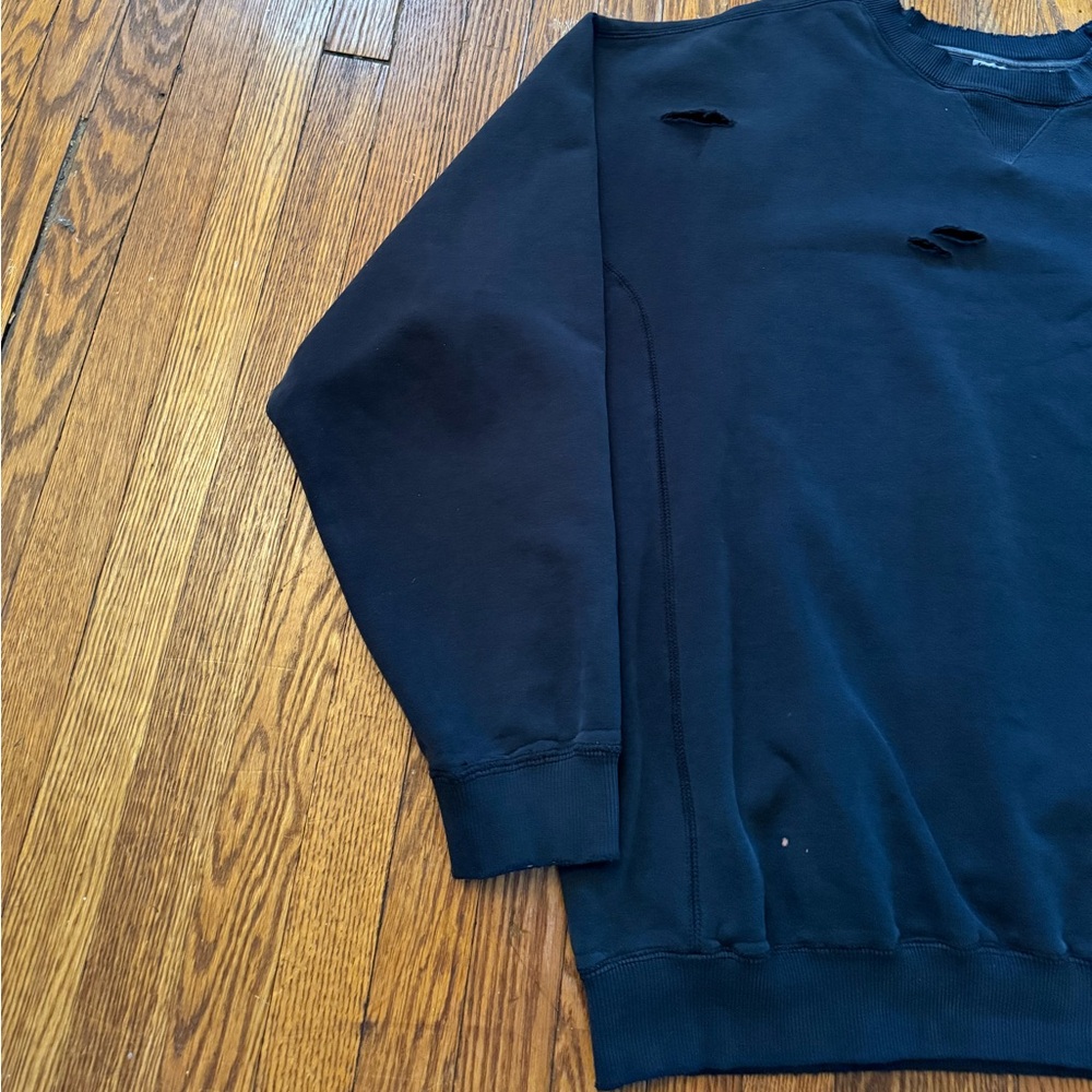 Y2K Distressed Reebok Vintage Crewneck Sweater - Picture 5 of 13